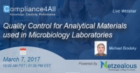 Analytical Materials used in Microbiology Laboratories to control the quality